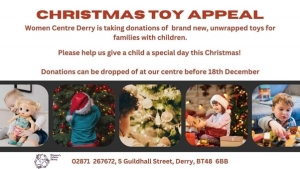 Christmas toy appeal.