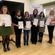 Women’s Regional Consortium members attending Women, Skills & Barriers to Work research launch: Alex Brennan, WomensTEC, Paula McAliskey, NIRWN, Anne McVicker, WRDA, Siobhán Harding & Karen Sweeney, Women’s Support Network and Heather Lindsay, TWN